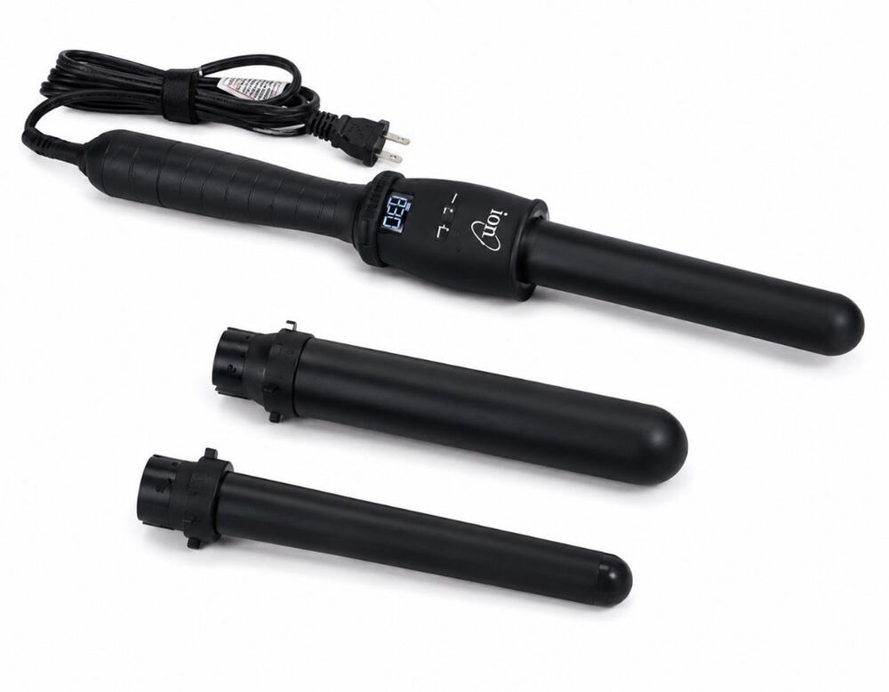 ION Magnesium Pro Interchangeable Clipless Curl Want Trio Curling Iron